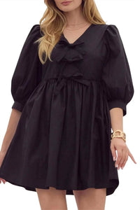 Entro - Bow Front Mini Dress