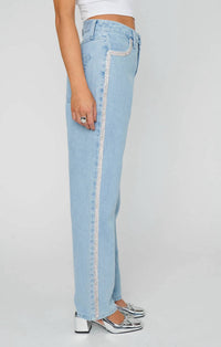 Show Me Your Mumu - Icon Rhinestone Straight Leg Jeans