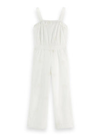 Scotch & Soda - Girls Broderie Anglaise All-in-one Jumpsuit