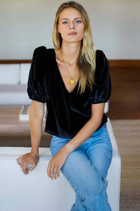 Emerson Fry - Balloon Mod Velvet Top