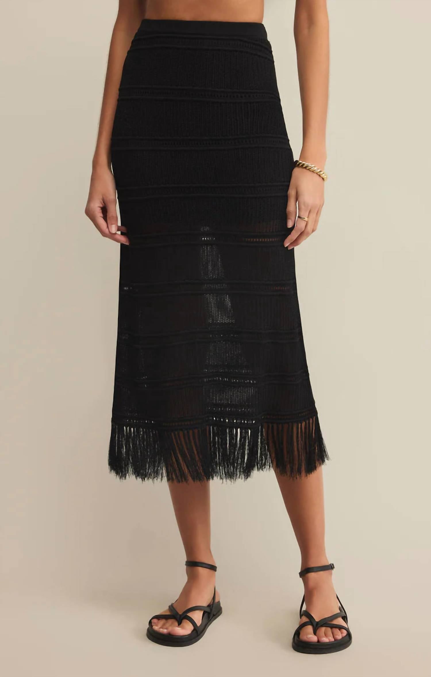 Z Supply - Flynn Crochet Midi Skirt