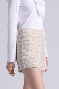 Minnie Rose - Viscose Tweed Shorts