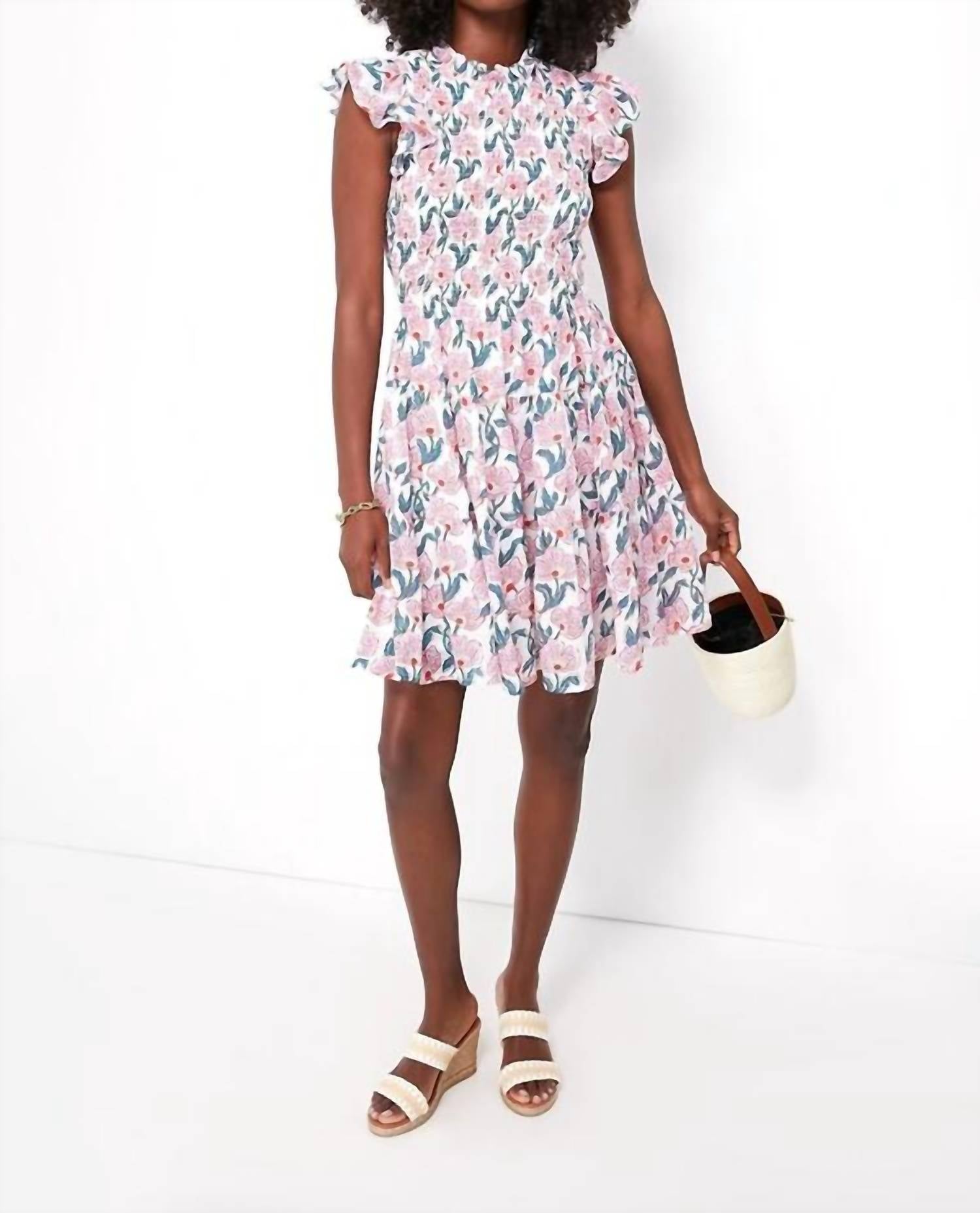 Oliphant - Smocked Flirty Short- Lucia Pink