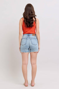 Judy Blue High Waist Shorts in blue - women's shorts - view 6