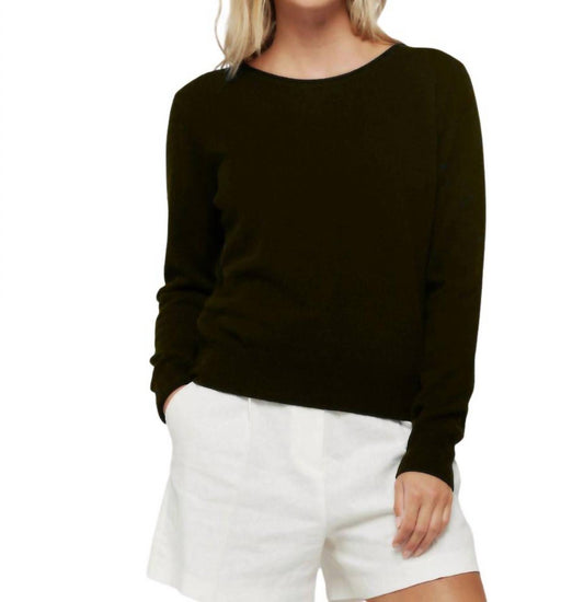 Brodie Cashmere - Beaulah Button Back Top