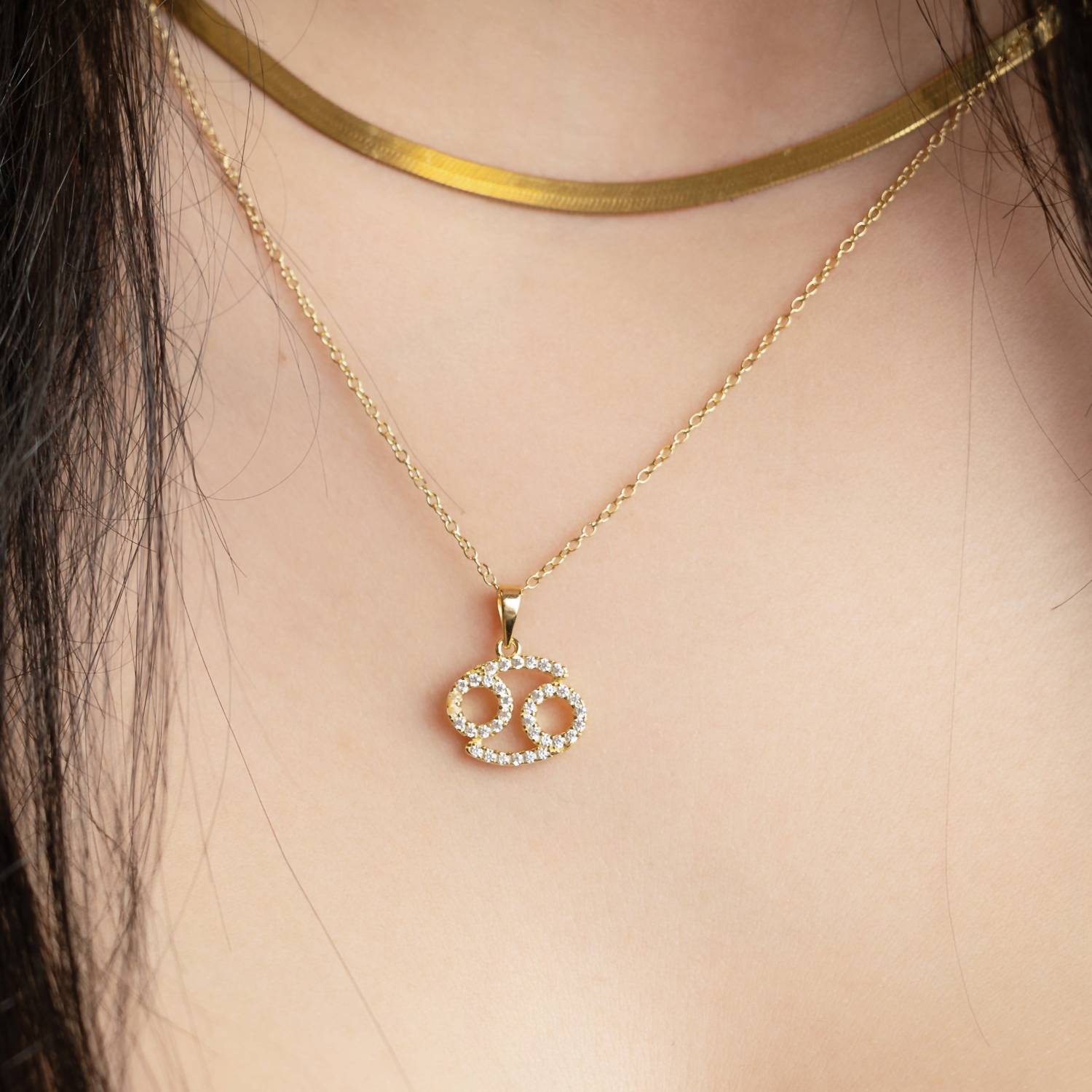 Starlette - Women's Cancer Necklace With Beautiful Cz Adornment