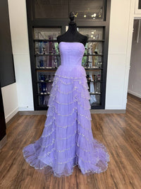 Sherri Hill - Women's Strapless Tulle A-line Dress