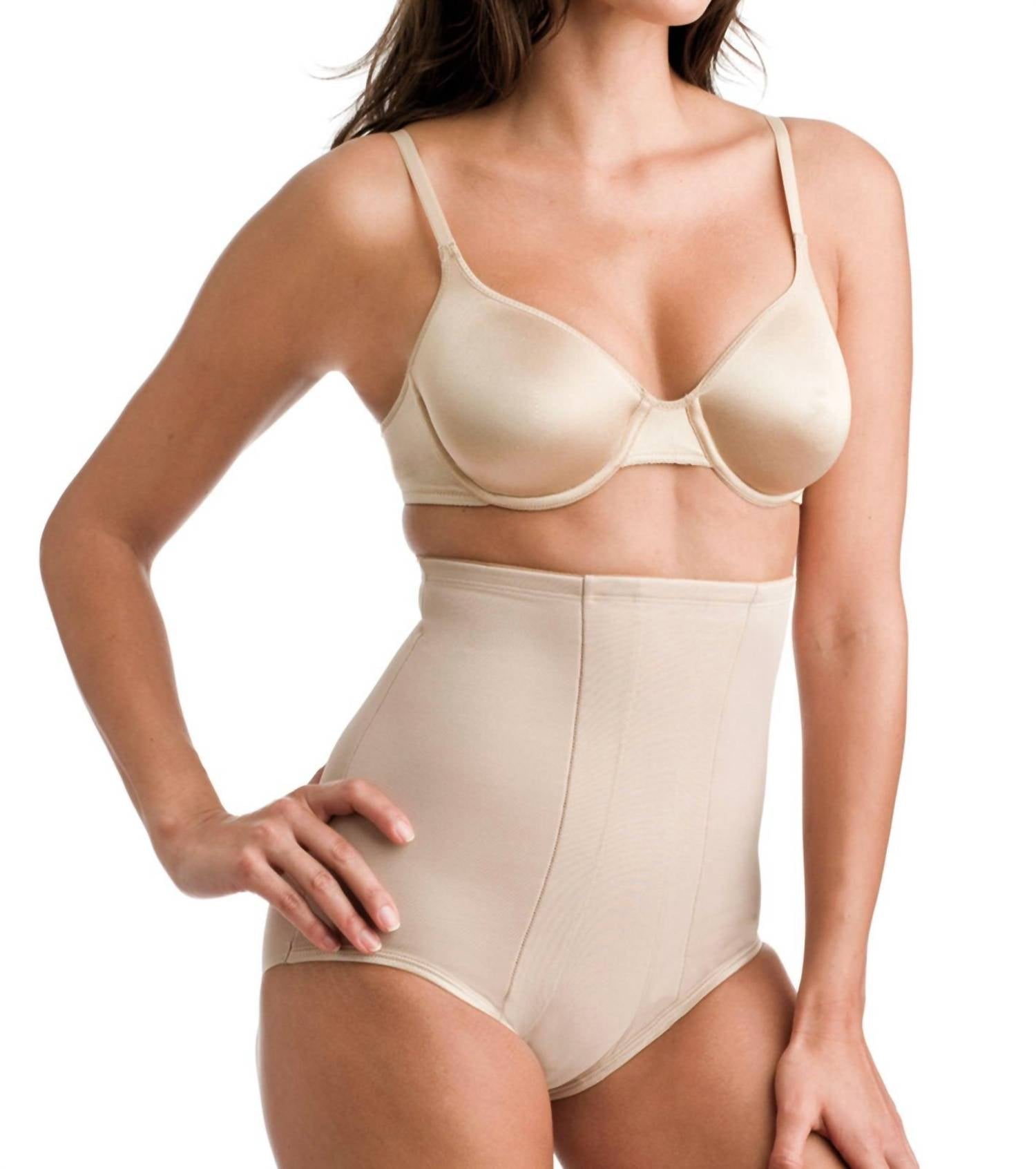 Miraclesuit Shape With Edge Hi-waist Brief in cupid nude - women's intimate