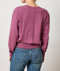 Lilla P - Ribbed Trim Easy Crew Shirt
