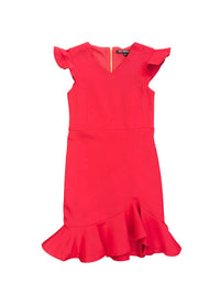 Miss Behave Girls - Fiona V Neck Ruffle Dress