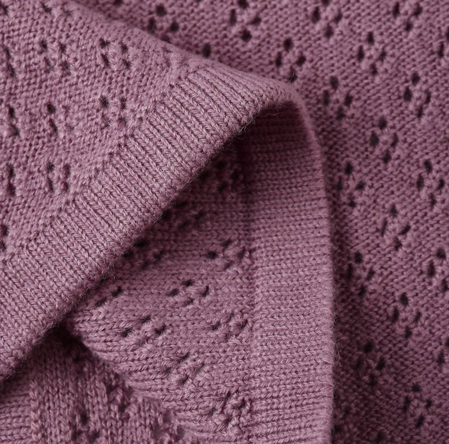Quincy Mae - Kid's Crew Neck Knit Cardigan