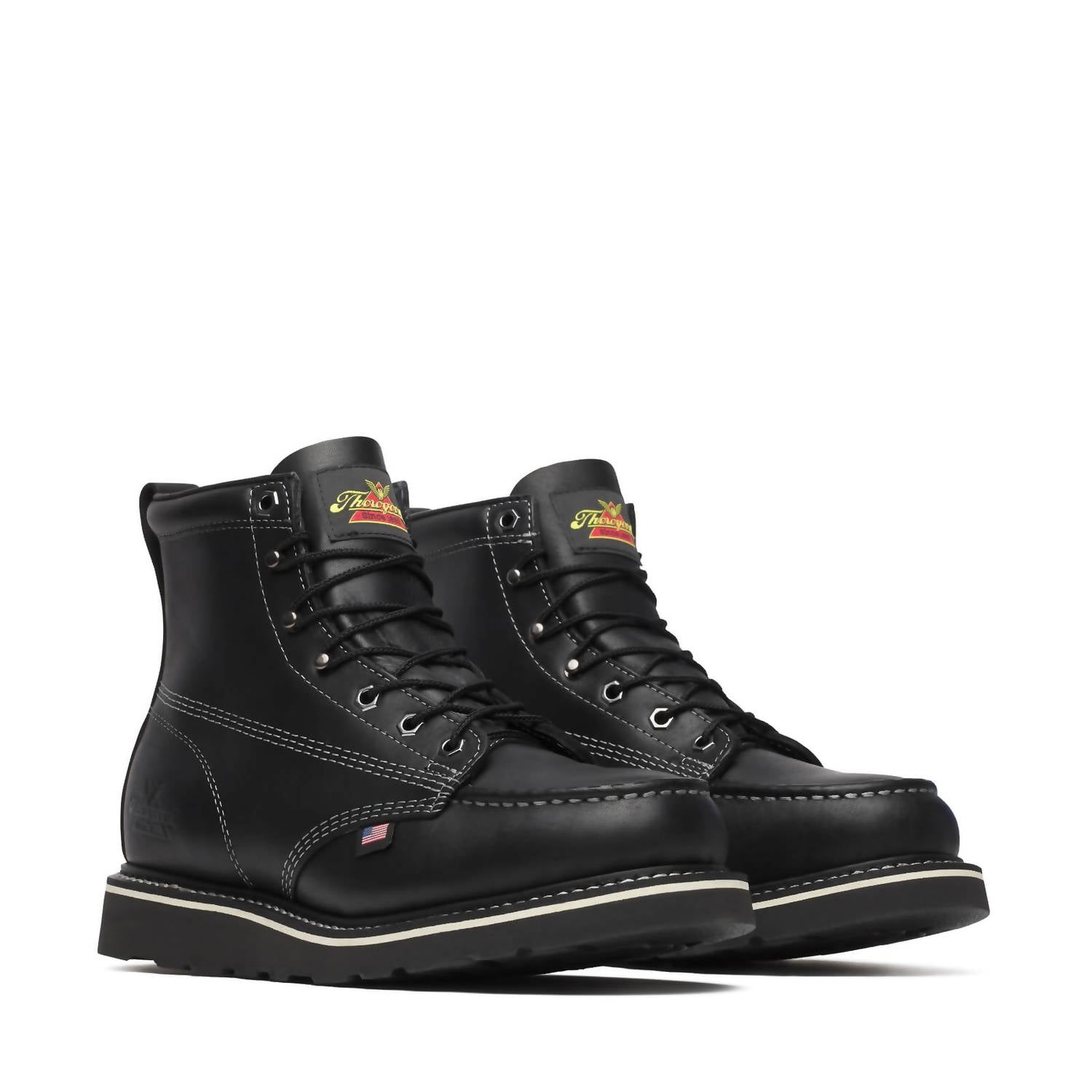 Thorogood - Men's Midnight 6" American Heritage Moc Toe Wedge Sole Boot