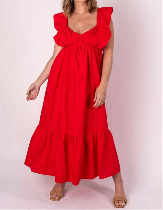 Thml - Florence Flutter Sleeve Midi Dress