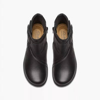 Clarks Women's Carleigh Style Leather Ankle Boots in black - women's shoe - view 4