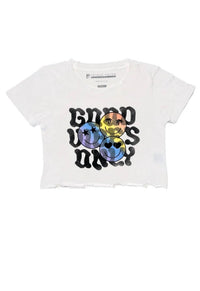 Prince Peter - Girl's Graphic Crop Top