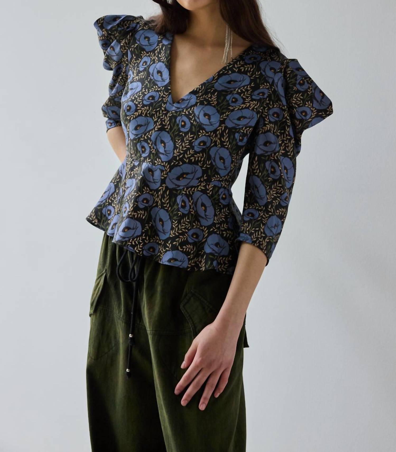 Hope For Flowers - Peplum Blouse