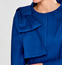 SARA CAMPBELL Sabrina Bow Jacket in admiral blue - women's jacket - view 6
