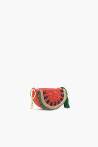 America & Beyond - Women's Watermelon Pop Beaded Coin Pouch