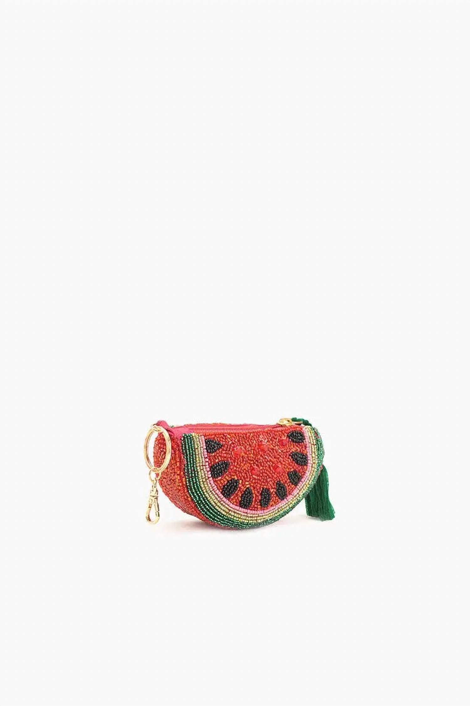 America & Beyond - Women's Watermelon Pop Beaded Coin Pouch