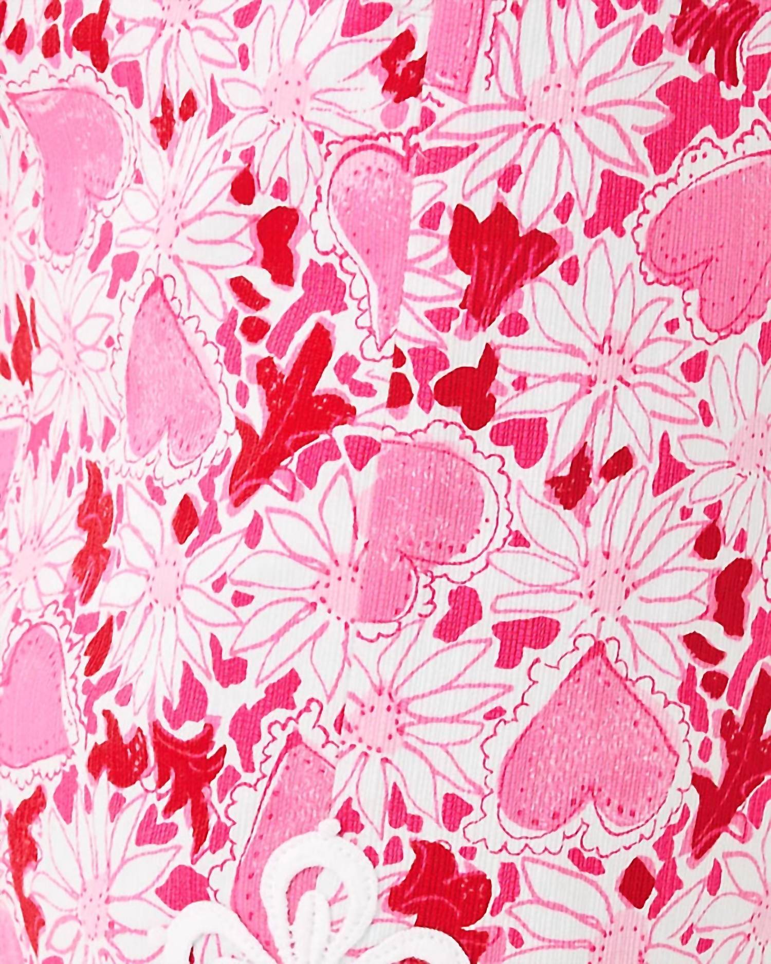 Lilly Pulitzer Cleodora Shift Dress in coconut dear heart - women's dress - view 7