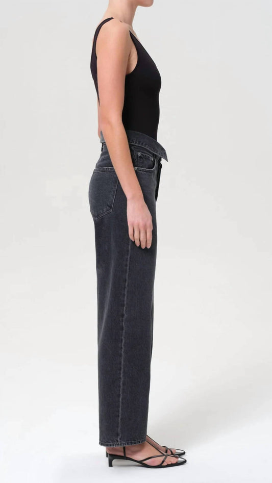 Agolde - Echo Taper Flip Waist Denim Jeans