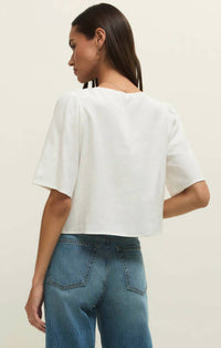 Z Supply - La Belle Linen Cropped Top