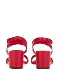 Salvatore Ferragamo - Women's Gancini-plaque Block-heel Sandals