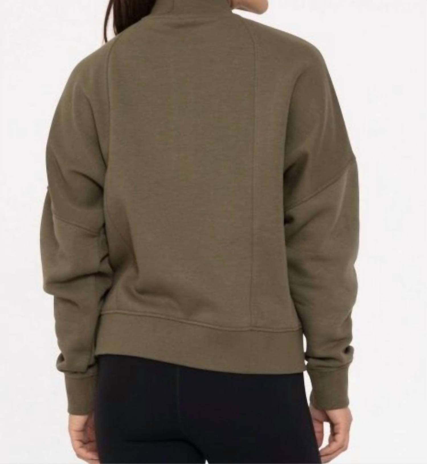 Mono B - Seam Quarter Zip Pullover