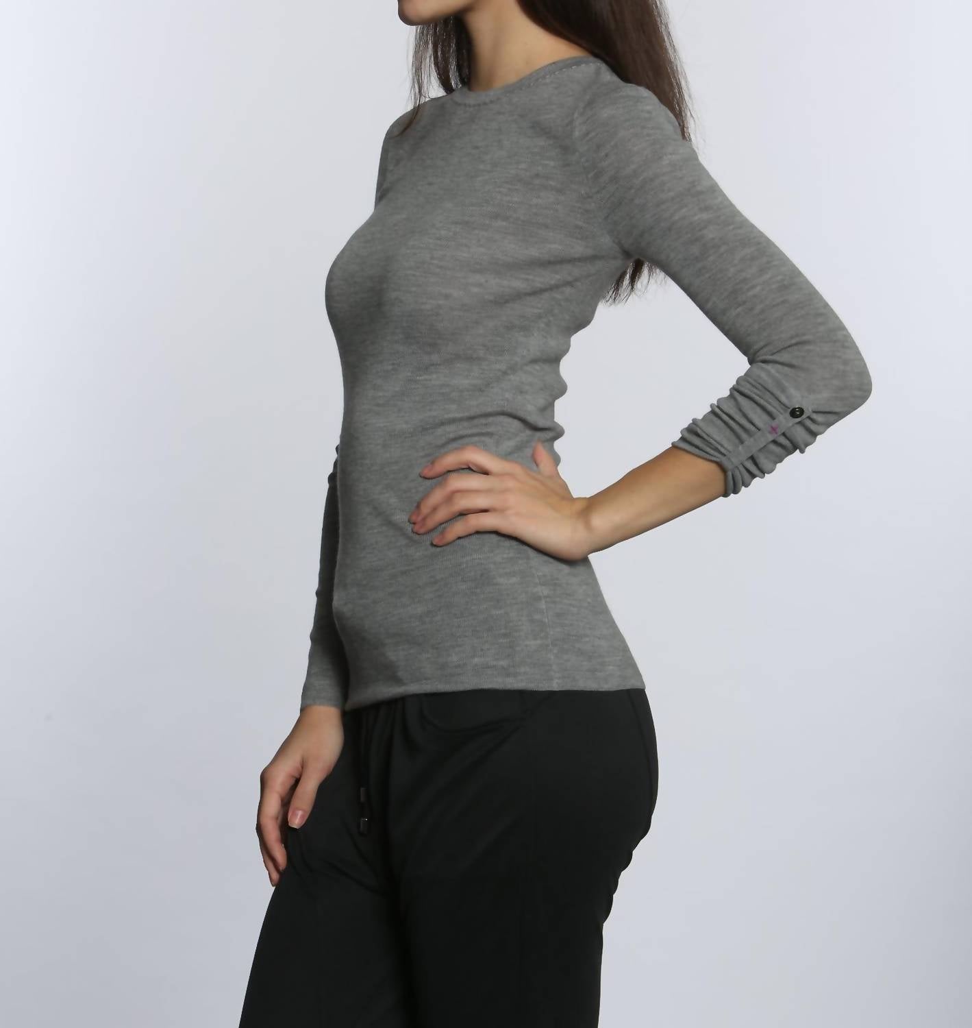 Label+Thread - Women's Solid Merino Crew Top