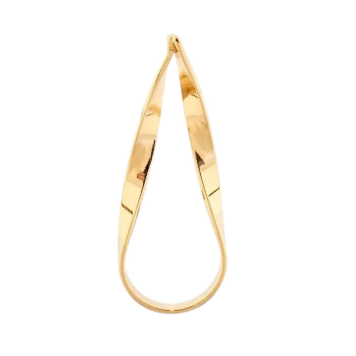 Marlyn Schiff - Women's Abstract Twisted Teardrop Earring