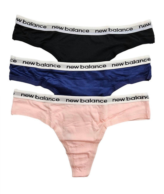 New Balance - Women's 3-Pack Performance Underwear Eversoft Thong