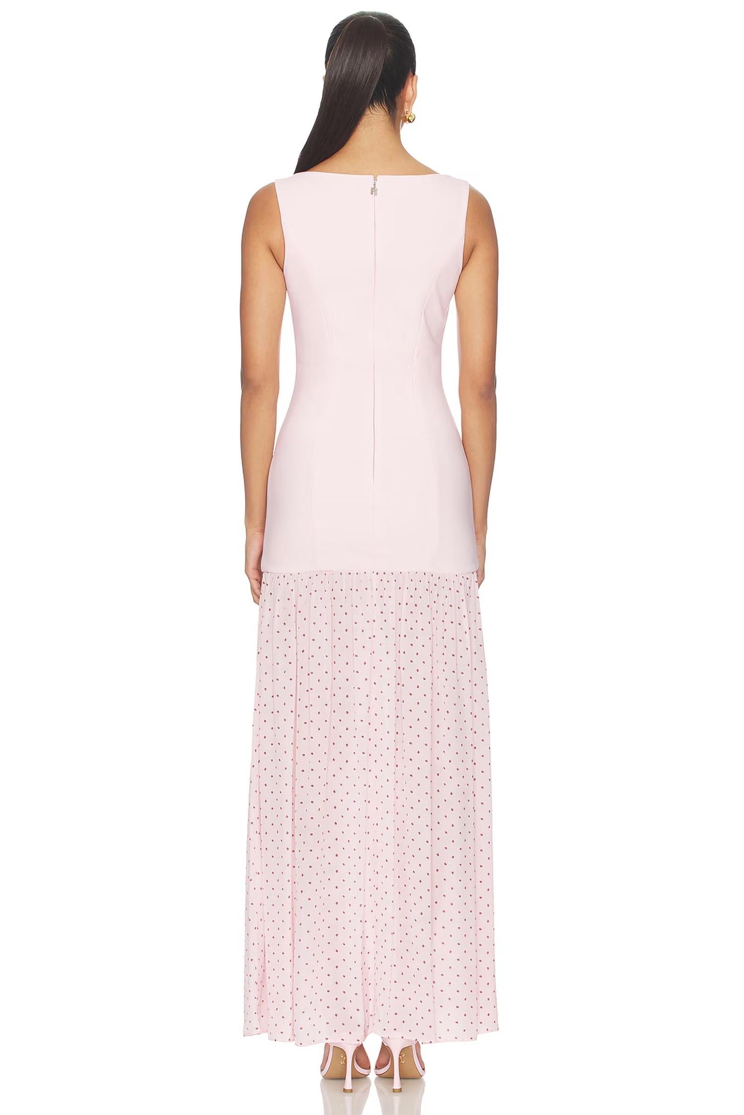 Rotate - Crepe Scoop Neck Dress