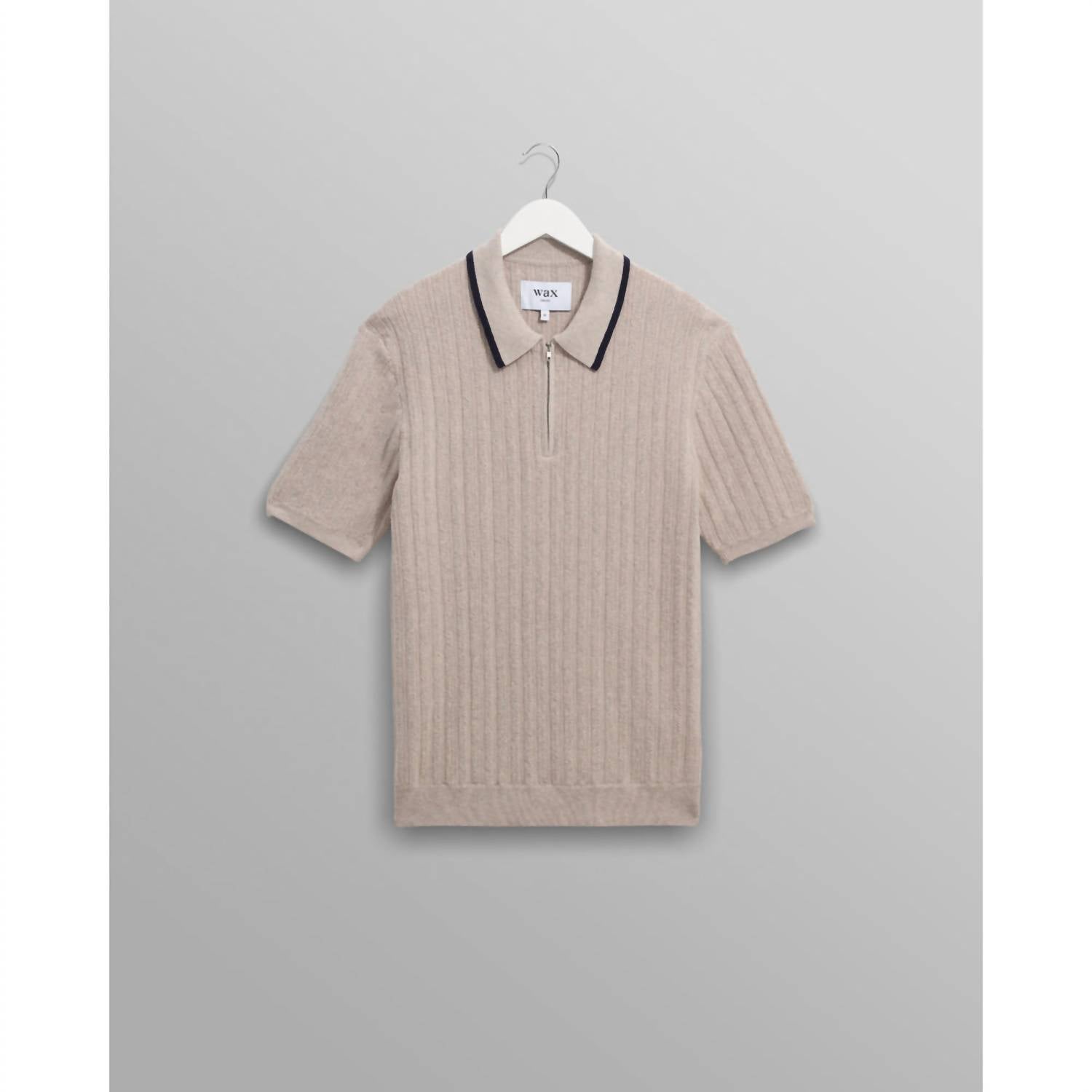 Wax London - Bury Zip Polo Shirt