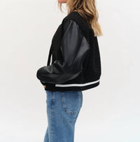 Six/Fifty - Remi Faux Shearling Bomber Jacket