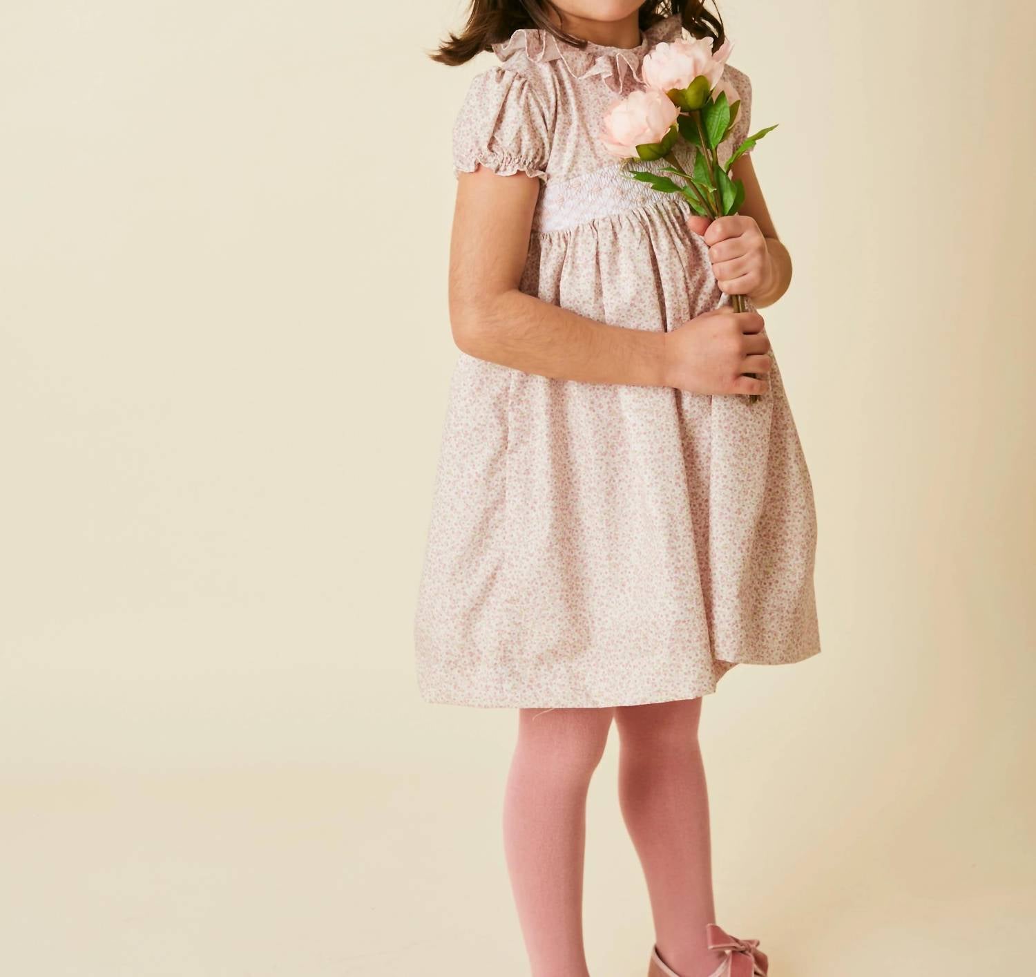 Pi And Pa - Sienna Handsmocked Dress