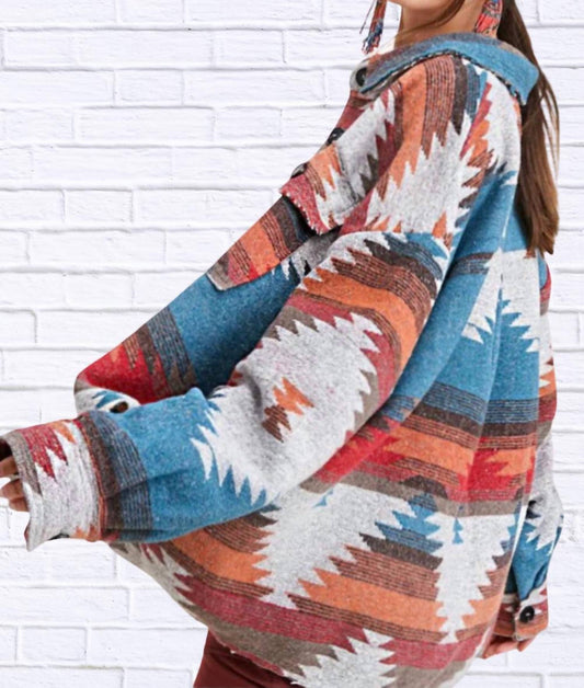 La Miel - Abbey Aztec Cozy Jacket