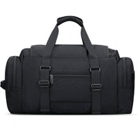 Witzman Men's Travel Duffel Carry On Weekender Bag in black - men's bag - view 4