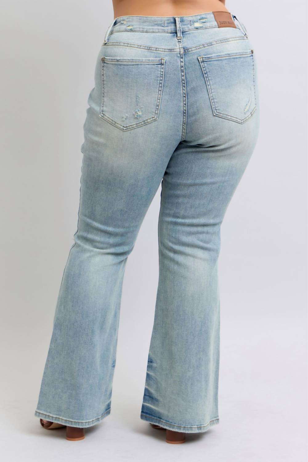Judy Blue - Pin Tac Detail Flare Jeans