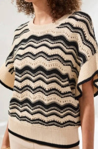 Tribal - Tipping Detail Sweater