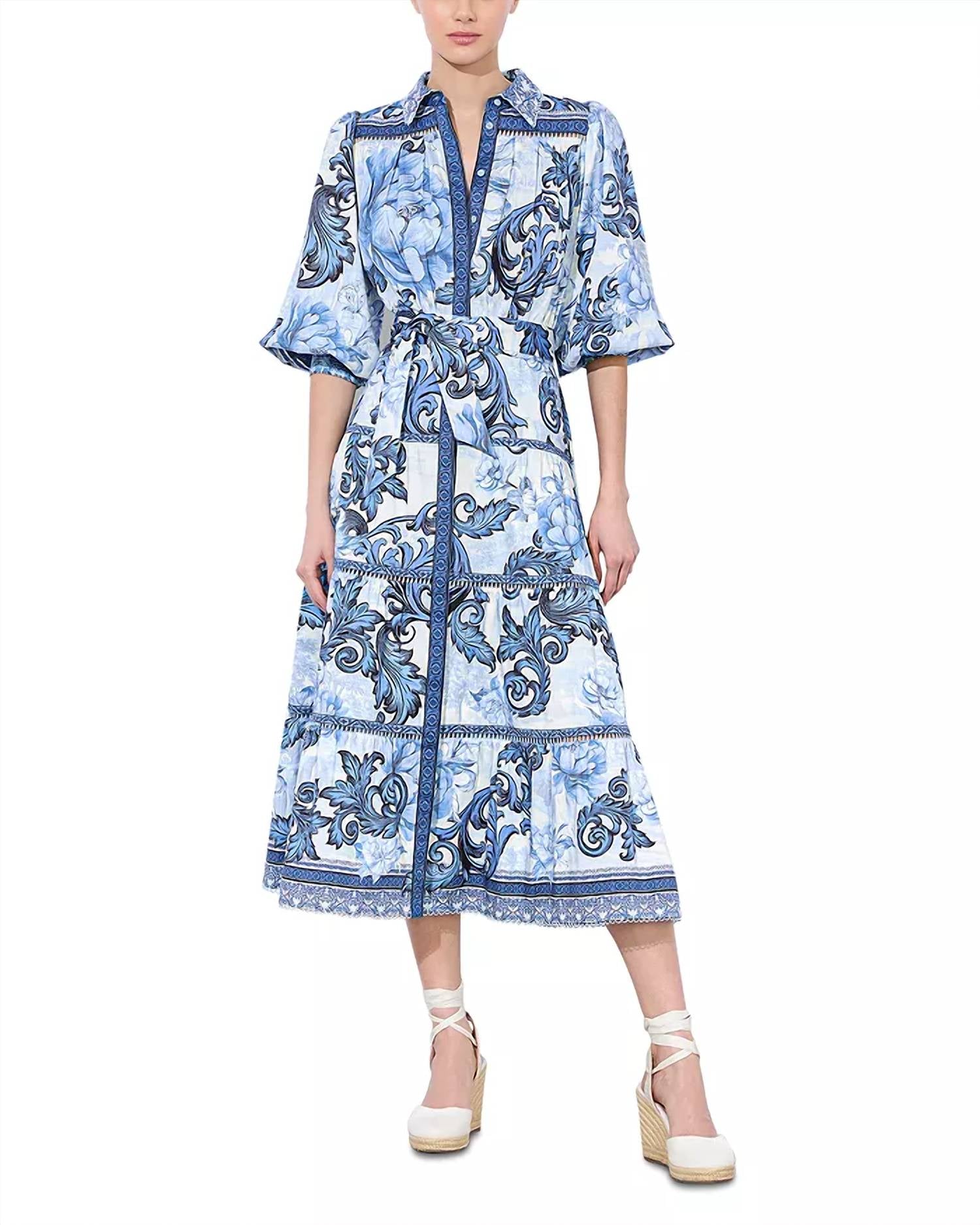 Alice + Olivia - Geneva Midi Dress