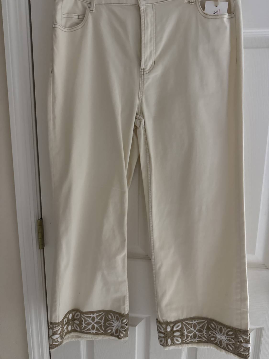 Charlie B - Women's Crocheted Wide Leg Pants
