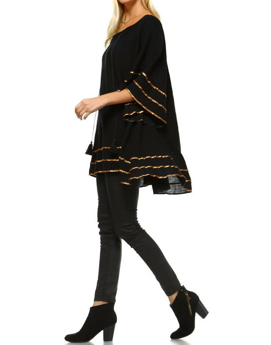 Velzera - Kimono Sleeve Swing Top