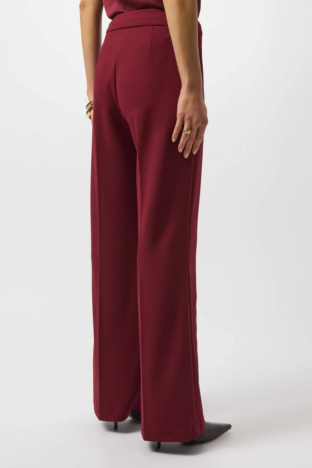Joseph Ribkoff - Pull On Mid-rise Flared Trouser Pant