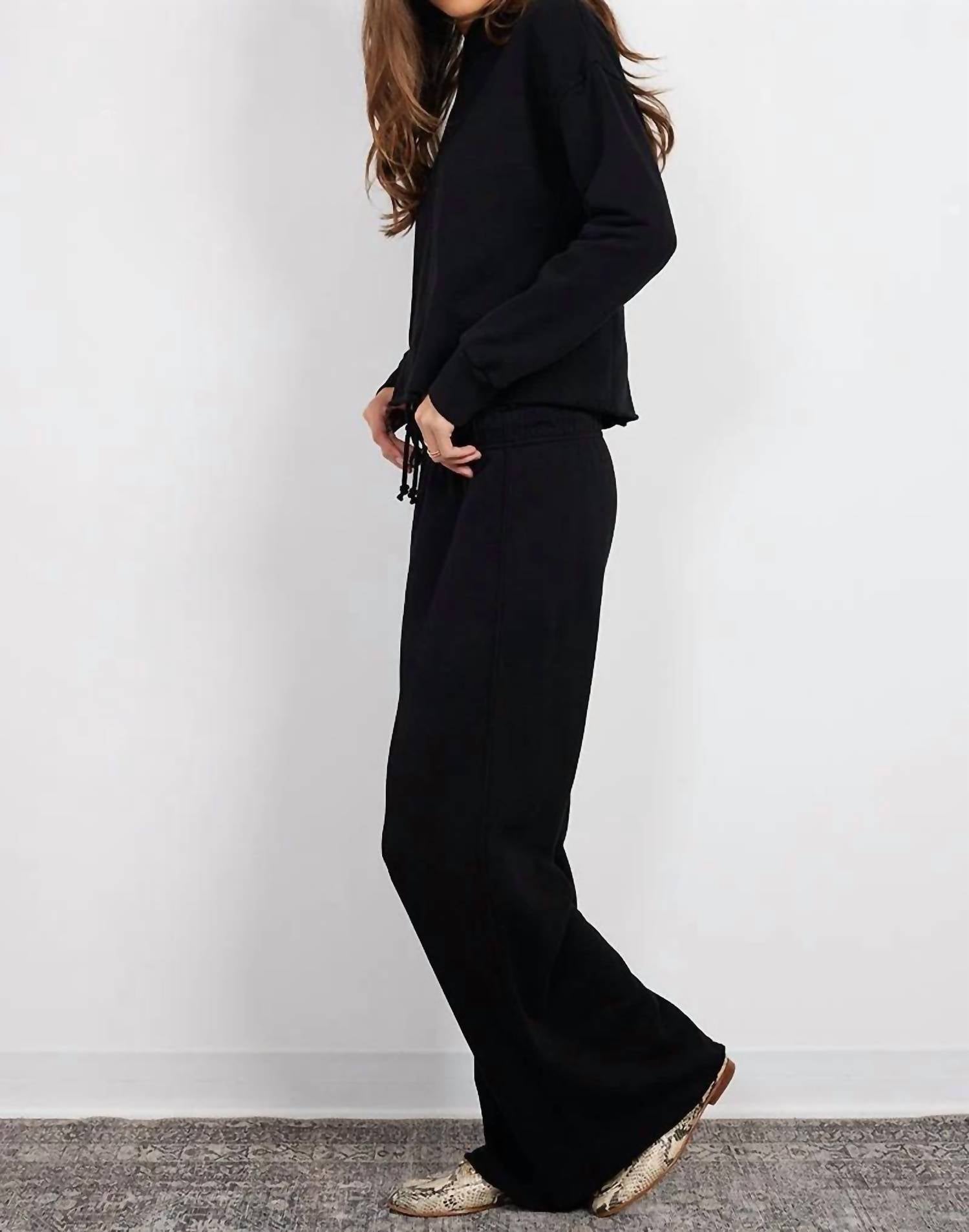Bobi - Flared Drawstring Pant
