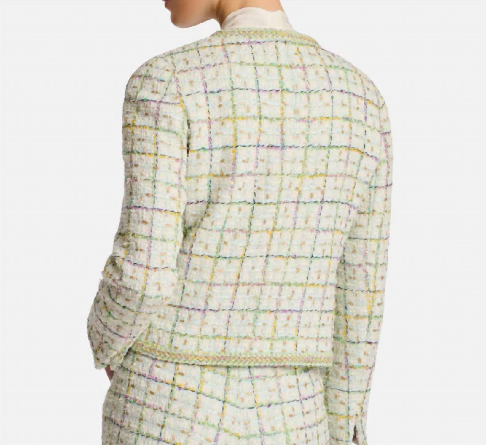 Weill - Tweed Collarless Jacket