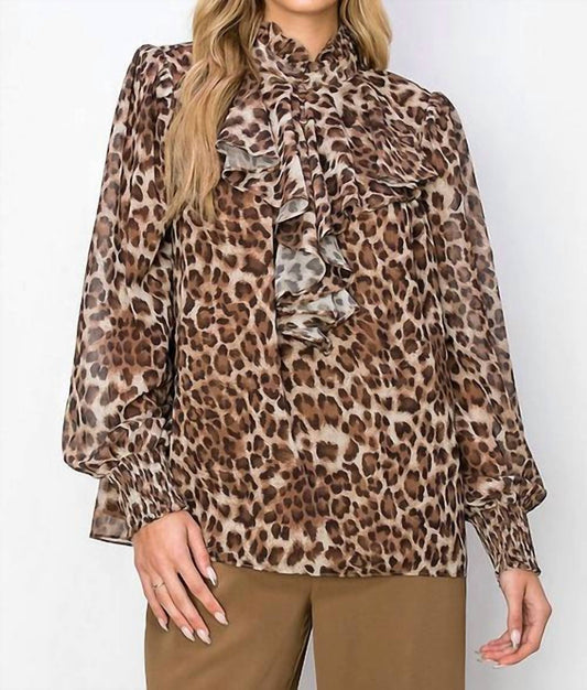 Joh - Winnie Animal Print Top