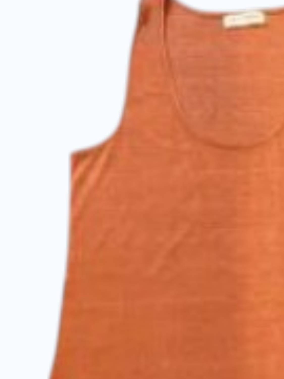Maison Hotel Women's Anne Tank Top in orange - women's tank top - detail view