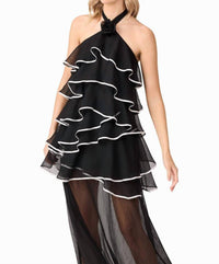 ELLIATT Melissa Halter Maxi Dress - Plus in black - women's dress - view 5