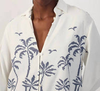 Dress To - Coconut Tree Linen Shirt