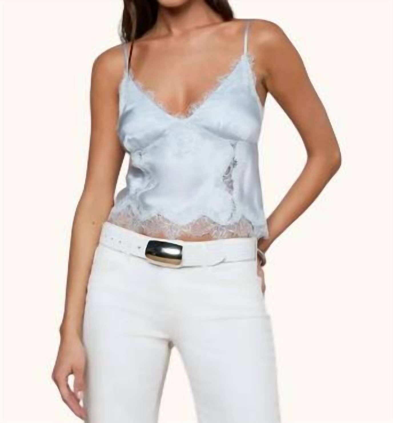 L'Agence - Kimber Silk Lace Camisole